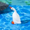 Miniatura Paisaje Simulación Grande Ganso Blanco Animal Figura Musgo Botella Ecológica Paisajismo Jardinería Decoración Accesorios Resina Pequeños Adornos