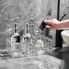 Caja de Almacenamiento de Escritorio para Baño de Alta Apariencia, Tocador Cosméticos, Productos para el Cuidado de la Piel, Artículos Varios, Cesta de Almacenamiento para Mesa de Café, Rectangular