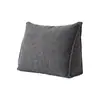 Cojín de cabecera de color sólido estilo minimalista moderno con funda interior extraíble y lavable, adecuado para camas individuales o dobles de dormitorio, con cojín de soporte lumbar