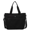 Bolso de Lona Ligero, Sencillo y de Gran Capacidad para Viajes Diarios de Mujeres, Nuevo Moda Primavera 2026 Bolso de Hombro Tipo Tote para Estudiantes de Clase