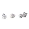 Lingote de Plata Pura S999 Moneda Dinero Pez Dorado Cruz con Cuentas Colgante, Diseño Lindo de Moda con Buen Significado, Accesorios para Pulseras DIY Cuentas Sueltas