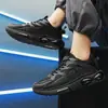 Zapatos de malla para hombre estilo guerrero negro al por mayor transfronterizos 2026 nuevo modelo individual de algodón mismo estilo para jóvenes running deportivos casuales con suela gruesa