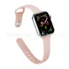 Correa de Silicona con Hebilla Inversa de Cintura Delgada Apple Adecuada para Apple iWatch Reloj Correa de Silicona 38/40/41mm