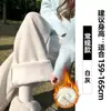 Pantalones Deportivos para Mujer Estilo Americano Gris Claro para Otoño e Invierno 2025, Nuevos Pantalones Deportivos Rectos de Lana de Cordero con Forro Polar para Mujer Petite de Cintura Alta