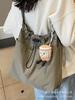 Saco de pano de nylon Saco de Tote Feminino Grande Capacidade de Verão Crossbody 2024 Novo All-match Shoulder Class Bag