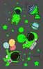 Adesivo de Tatuagem Infantil Cartoon Luminoso Exploração Espacial Star Trek Adesivo Fofo de Fantasia Cartoon
