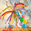 Decoraciones de Globos de Fuegos Artificiales de Tira Larga de Colores para Fiestas de Cumpleaños Infantiles, Creando una Atmósfera Ceremonial, Decoraciones Colgantes de Interior para la Escena