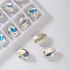 Nova Sinfonia K9 Cristal de Diamante Vidro Gota de Água de Diamante Coração Pequeno Doce de Rocha Pêssego Torto Coração Pontudo Fundo Pontiagudo Diamante de Forma Especial Pilha de Unhas de Diamante Diamante