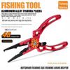 Alicate de Liga de Alumínio para Pesca e Acampamento ao Ar Livre Alicate para Anzóis Alicate Abridor de Argolas Ferramentas de Pesca