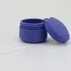 Frasco de Silicone para Creme Facial 50ml, Conjunto de Frascos Dosadores de Loção Cosmética, Caixa Dosadora de Pó para Viagem, Frasco de Creme, Frasco de Pomada
