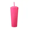 Suministro Directo de Fábrica Taza de Bebida Directa Estilo Nuevo en stock Taza Tubo de Succión Taza Verano para Mujer Taza de Plástico Creativa Taza Portátil para Bebidas Frías
