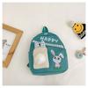 Mochila para niñas de jardín de infantes con dibujos animados, nueva mochila para niños, bonito conejito, bolso de hombro para salir al aire libre, venta al por mayor