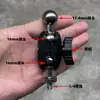 Adaptador de roda universal de pan/tilt de reposição para suporte de celular com cabeça esférica de 17 mm para 1/4 interno e externo, acessórios de conexão tipo vagem de ervilha