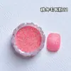 Tendência Outono e Inverno Nail Art Lã Tricotada Rosa Retrô Versátil Xadrez Tridimensional Decoração de Unhas com Glitter