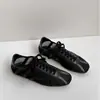Zapatos de entrenamiento planos estilo ballet de malla transpirable súper elegantes, estilo alemán para mujer, nuevas sandalias y zapatillas casuales primavera-verano 2026