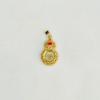 Collar de Cobre Dorado Ai Yu con Colgante de Calabaza 10mm Piedra de Jade Ámbar Perla Venta al por Mayor S3110158