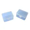Caixa de Plástico Transparente PP para Desktop para Acessórios de Ferramentas, Peças, Máscaras, Caixa à Prova de Poeira com Tampa Flip-Top, Caixa de Exibição para Classificação de Amostras de Ferramentas