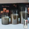 Luz de Vela Digital LED Tipo Bala Jantar à Luz de Velas Roteiro Layout de Atmosfera de Assassinato Adereços Vela com Controle Remoto Criativo