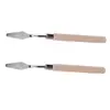 Espátula pequena para pigmento de faca de pintura a óleo suprimentos de arte cor guache para pintura manual espátula de paleta ferramenta criativa