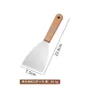 Espátula de cozinha de aço inoxidável transfronteiriça, espátula de fritar, espátula de bife para teppanyaki, espátula de mão para panqueca, espátula de peixe, ferramentas de barraca, utensílios de cozinha