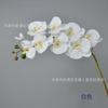 Phalaenopsis de 9 cabezas Flor Artificial Falsa Adornos de Flores Sala de Estar Mesa de Comedor Mueble de TV Decoración de Baño Flores Decorativas