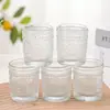 Taza de Vela de Girasol Retro Vidrio Transparente en Relieve para Velas de Aromaterapia Decoración del Hogar Difusor sin Llama Taza Vacía