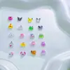Mini Tamanho Pequeno Sanrio Desenho Animado Misto Joias para Nail Art Fofo Tridimensional Acessórios para Unhas Infantis Acessórios Pequenos