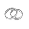 Joyería Colorida, Anillos Sencillos y de Nicho de Acero de Titanio para Parejas, Accesorios de Mano de Estilo Lujoso Ligero para Mujer, Anillos de Pareja de Zirconia de Alta Gama Que No Se Desvanecen