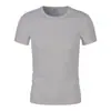 Fábrica direta gelo seda T-shirt manga curta masculino verão gordura fina plus size plus size malha esportes T-shirt top