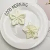 6cm Forma de Estrella de Cinco Puntas con Esquinas Afiladas Flor de Cinco Pétalos Accesorios Cosidos a Mano DIY Pasador Diadema Accesorios para Ropa Accesorios