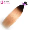 Peruca Africana Cacheada Espiral Transfronteiriça Cabelo Humano Real T1B/27 Trama de Cabelo Humano Onda Solta