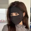 Mascarilla Protectora Solar Facekini para Mujer, Parasol Anti-UV Integral, Mascarilla Protectora Solar Fina de Seda de Hielo para Verano