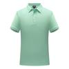 Camisa polo de alta gama, ropa de trabajo personalizada, camiseta con logotipo impreso, camisa cultural antibacteriana, ropa de trabajo de manga corta, figura de palabra bordada personalizada