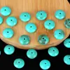 Cuentas de ábaco acrílicas imitación jadeíta de dos tonos degradado de 14*6 mm, cuentas sueltas con forma de OVNI para accesorios de joyería hechos a mano DIY