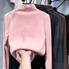 Camada base para meninas, camiseta de fleece com gola alta parcial para crianças, outono e inverno, peça íntima quente versátil, blusa de manga comprida para crianças mais velhas