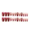 Produtos de Unhas Vestíveis Estilo Chinês Transfronteiriços Retro Festivo Casamento Chinês Manicure de Casamento Adesivos Unhas Postiças B21