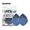 Quanfan Novo Estilo Transfronteiriço Esponja de Maquiagem Formato de Diamante Grande Esponja para Pó Seco Cristal Ultra Macia Cabelo Curto Glitter em Pó Pó Denso Esponja para Pó Solto para Maquiagem