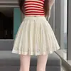 Falda Corta Antiexposición de Verano Nueva para Mujer, Falda Plisada Petite, Falda Midi Adelgazante, Falda de Diseñador Línea A