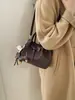 Bolsa Cesta de Legumes Portátil Transfronteiriça para Mulheres 2026 Nova Moda Coreana Pequena Bolsa Tote Versátil para o Dia a Dia Ombro Transversal