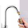 Grifo de lavabo de cobre conectado a la tubería de agua del lavadero tubería de entrada de agua de la lavadora conector rápido de cobre adaptador de entrada de agua accesorios