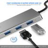 Estación de acoplamiento multifuncional 12 en 1 tipo C a HDMI dual 4K, VGA, tarjeta de red Gigabit, concentrador USB