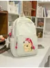 Mochila Casual Linda de Color Sólido para Chicas de Secundaria, Mochila Ligera de Viaje para Estudiantes de Preparatoria, Mochila de Gran Capacidad