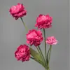 Comercio Exterior Transfronterizo Arreglo de Flores Artificiales de Rosa de 5 Cabezas para Decoración, Flores Falsas para Salón de Bodas, Pared de Fondo de Escena de Boda, Materiales para Arreglos Florales