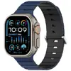 Adecuado para Apple Watch Correa de Apple Watch S1-11 Generación Ultra Armónica Correa Magnética de Silicona de Dos Tonos