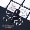 Mini Pedrería Plana Irregular para Uñas, Diseños Mixtos de Diamantes para Uñas, Pedrería K9 para Decoraciones de Uñas