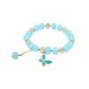 Ins Pulsera de Cristal Tide Sentido del Diseño Nicho Joker Temperamento Pulsera para Mujer Rojo de Internet Pulsera de Mariposa Joyería al por Mayor