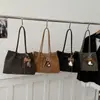 Bolso Tote Retro para Viajes para Mujer 2025 Nuevo Otoño e Invierno Bolso de Hombro Versátil de Gama Alta Bolso de Mano de Gran Capacidad
