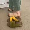 Sandalias de Suela Gruesa para Mujer, Moda Nueva Verano 2026 Estilo Casual Simple para Vacaciones Sandalias Planas tipo Birkenstock de Meter