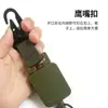 Hebilla retráctil para señuelos de pesca, correa de acero para teléfono anti-pérdida, cordón para mochila de viaje al aire libre, llavero de montañismo