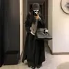 Chamarra Suéter con Capucha y Cremallera Estilo Japonés y Coreano para Mujer Otoño e Invierno 2025 Nuevo Estilo Estilo Perezoso Cárdigan de Punto Sudadera para Mujer
